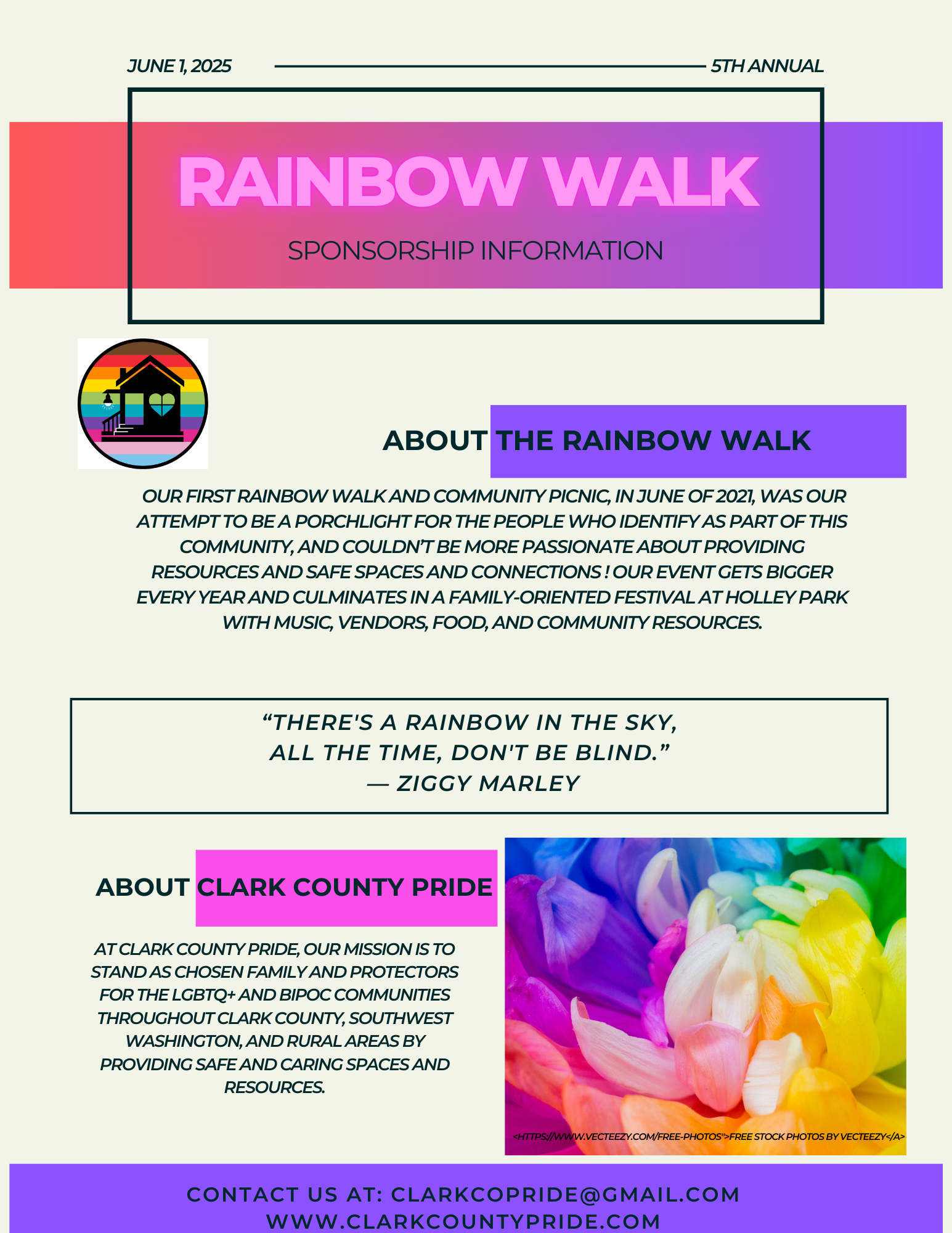 sponsor information